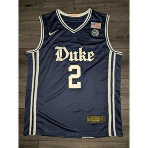 Cooper Flagg #2 Duke Dark Blue Devils Elite Stitched Jersey